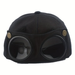 Athletic Men's Baseball Cap Golf Dad Hat With Glasses