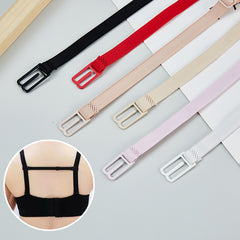 Women's Adjustable Elastic Bra Strap Anti Slip Bra Back Hasp Clip