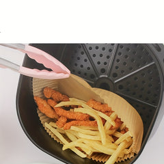 50pcs Air Fryer Disposable Non-Stick Round Paper Liners