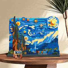 ABS Starry Night 3D Building Blocks Set DIY Art & Decor Creative Puzzle