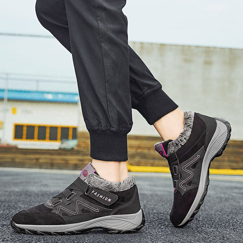 Men's Warm Cotton Outdoor Cold-proof Platform Shoes for Winter