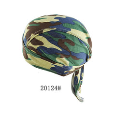 Men's Hip Hop Camouflage Pirate Hat for Riding