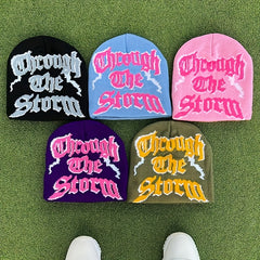Y2K Men's Jacquard Hip Hop Letter Hat