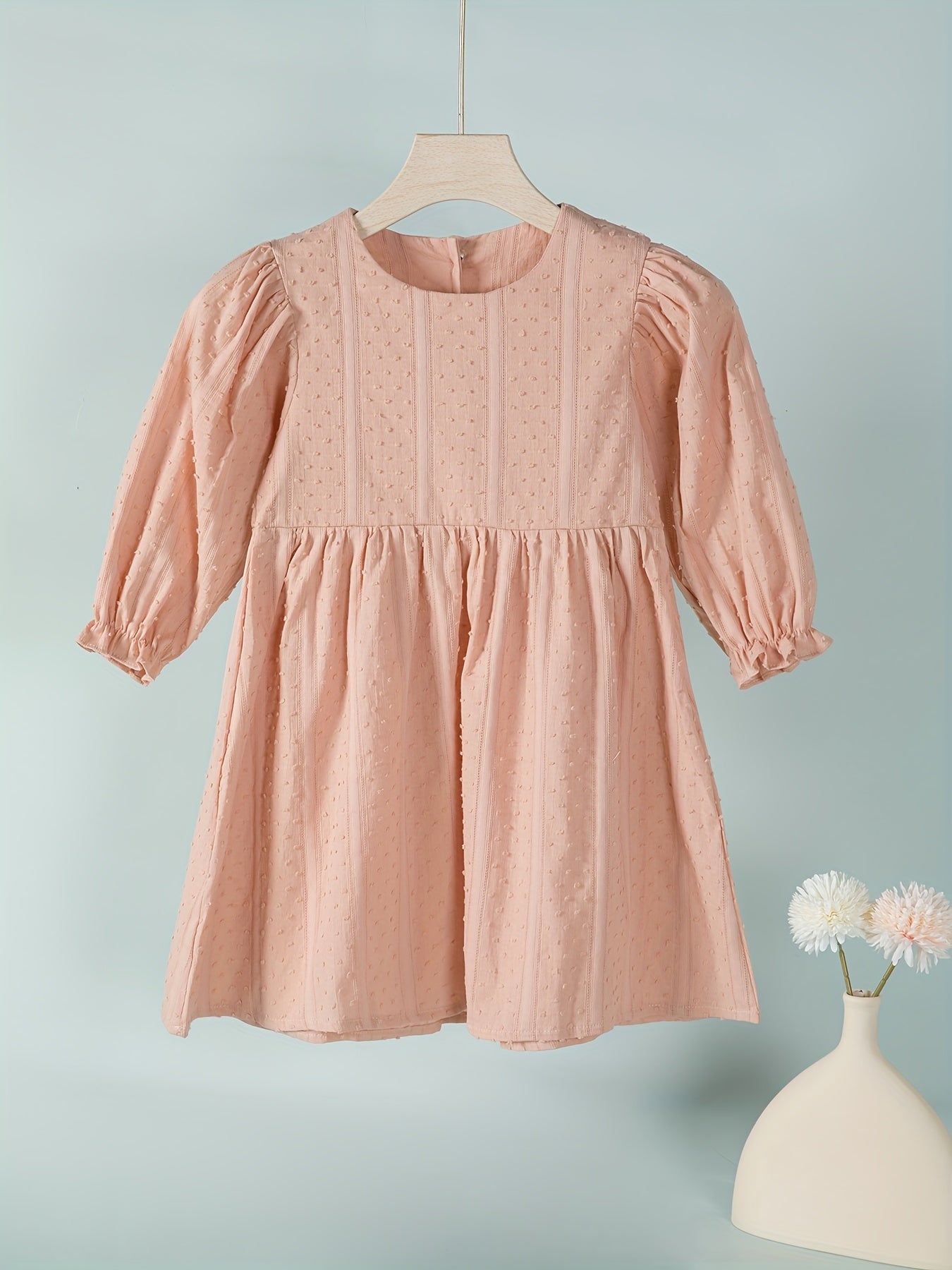 Cute Toddler Baby Girls Cotton Ruffle Dress