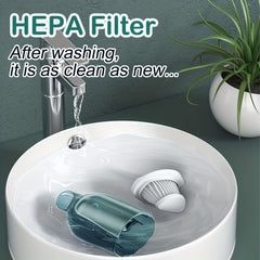 5pcs Washable HEPA Filter For Mini Car Vacuum 2 in 1 Air Duster Vacuum