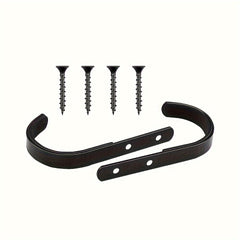 2pcs Wall Mounted Rack Storage J hook Hanging Equipment
