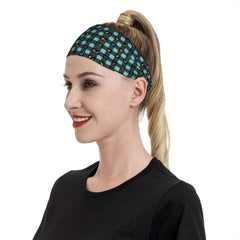 Plaid Headband for Sport & Casual Outfit
