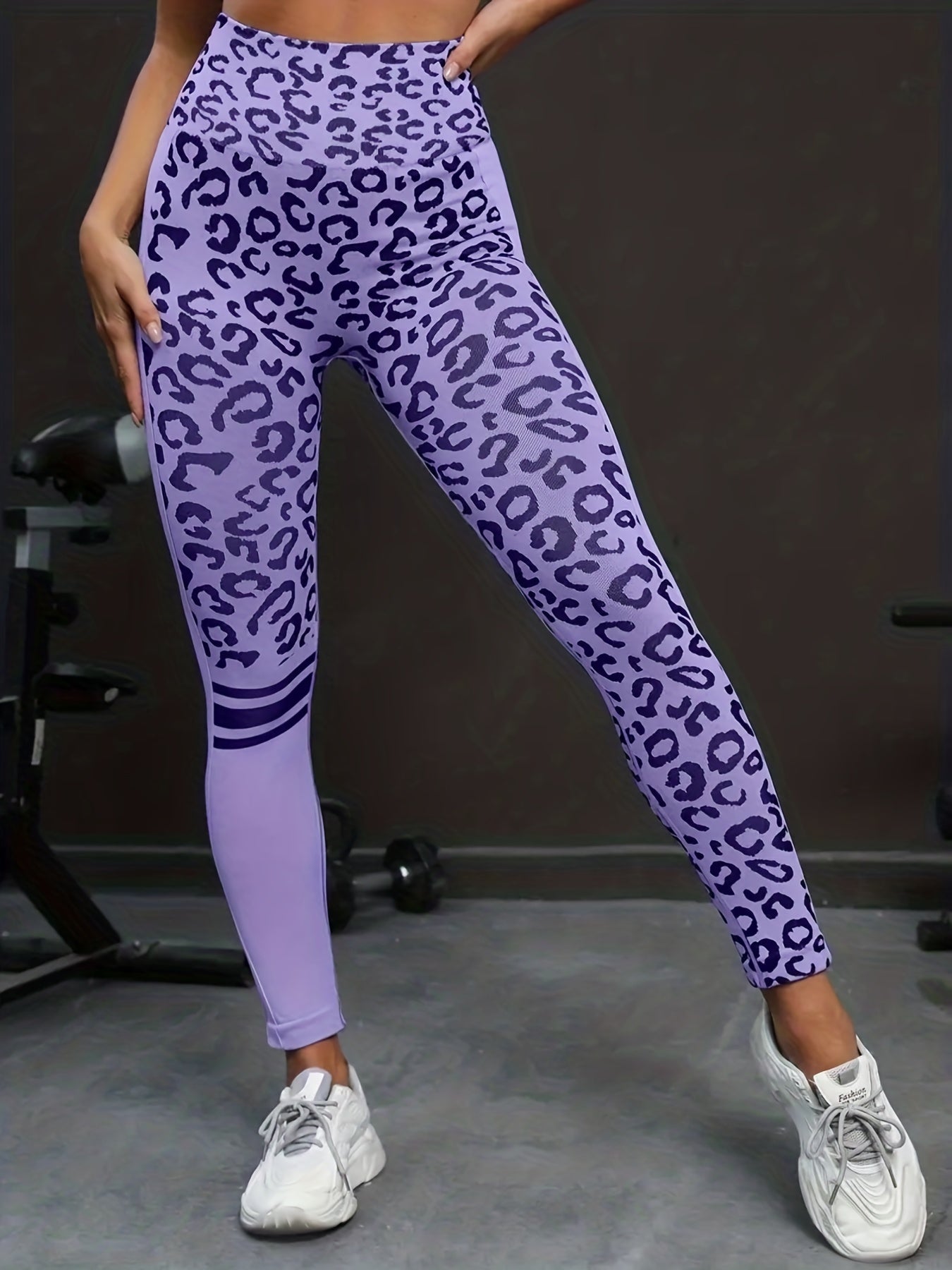 Leopard Print High Waist Skinny Sports Yoga Pants