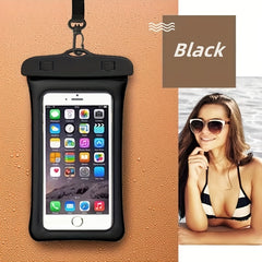 2pcs Floating Waterproof Cell Phone Pouch Neck Lanyard for Underwater Activities