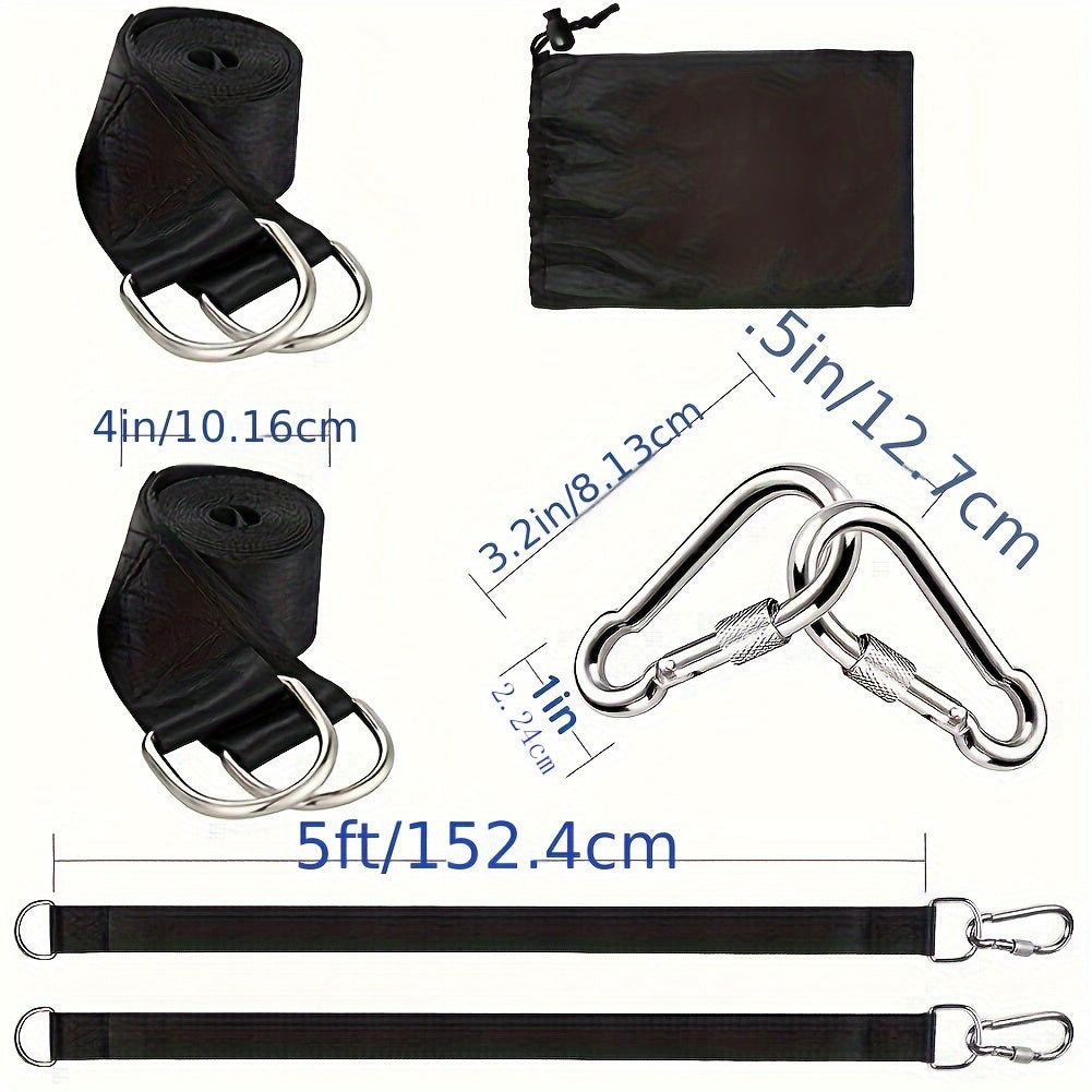 Tree Swing Straps Hanging Seat Safety Belt Outdoor Swing Hangers