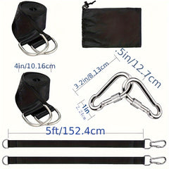 Tree Swing Straps Hanging Seat Safety Belt Outdoor Swing Hangers