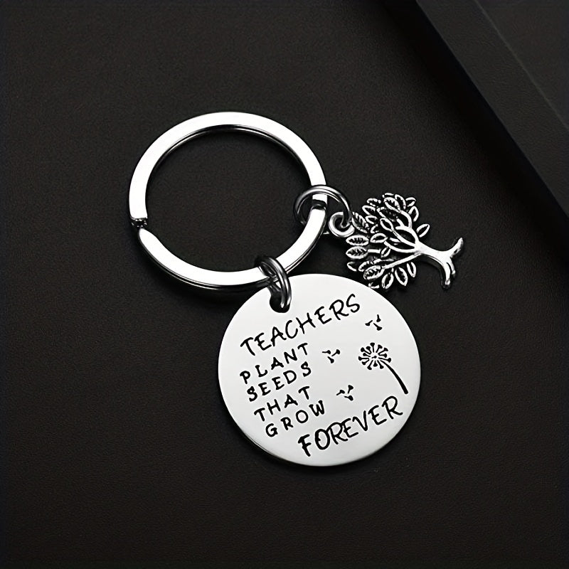 Teacher Keychain Thank You For Teacher Key Rings