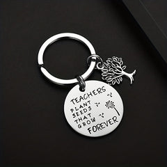 Teacher Keychain Thank You For Teacher Key Rings