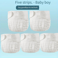 Washable Replaceable Gauze Newborn Baby Diaper