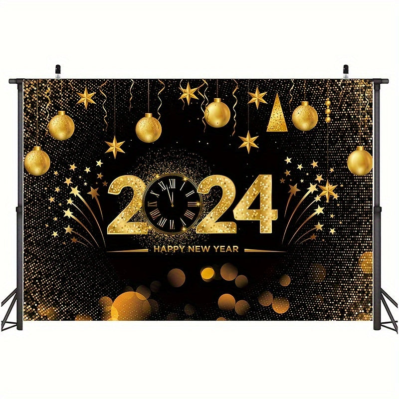 Year Banner Hanging Cloth Year Party Decoration Supplies