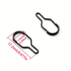 10pcs Fishing Link Clip For Carp Hair Rig Feeder Tackle Accessories