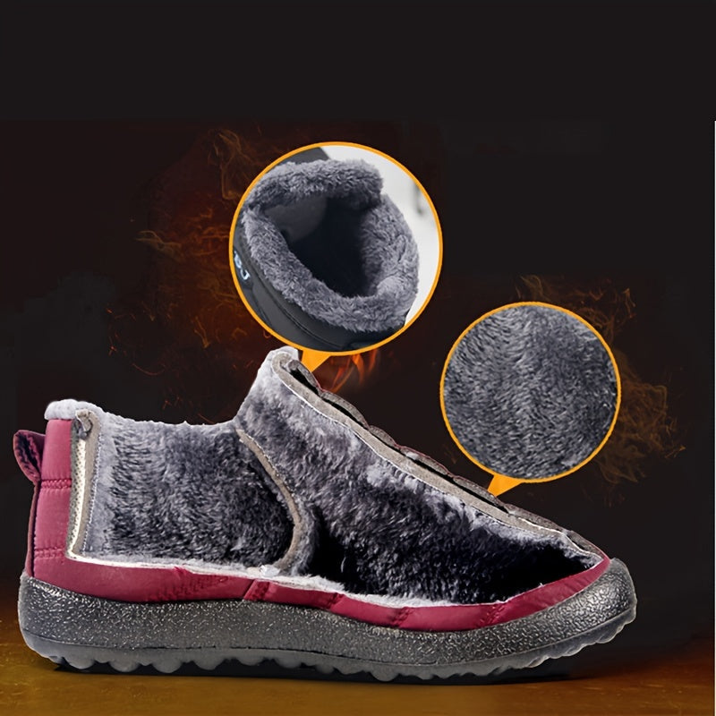 Men's Warm Hiking Boots for Winter Outdoor Activities