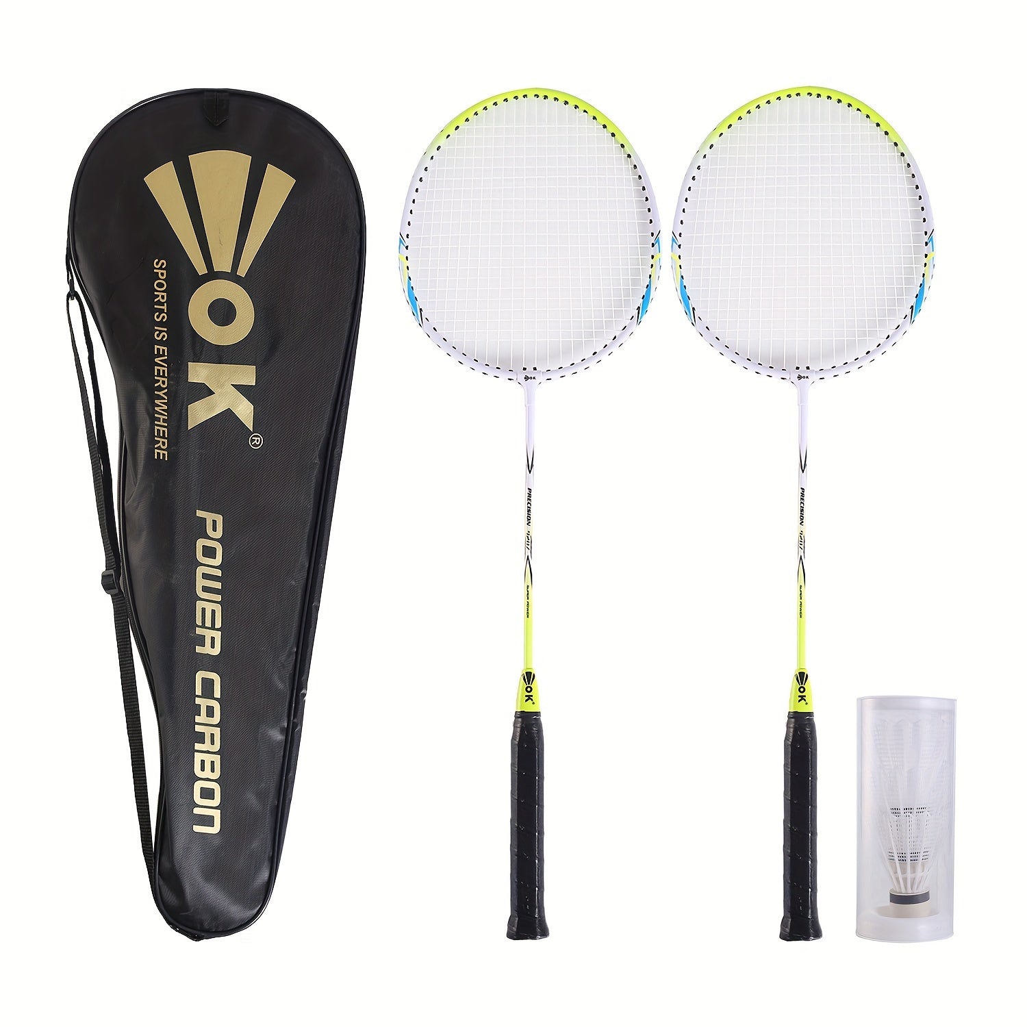 Aluminum Alloy Badminton Racket Set - For Beginners & Pros