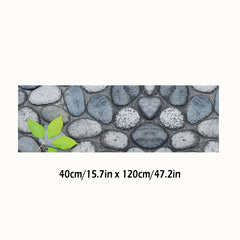 Stone Path Floor Mat Soft Non Slip Waterproof Stain Resistant