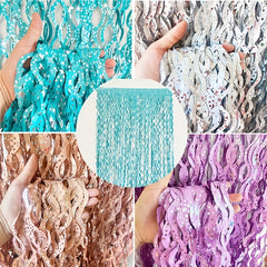 Wavy Stars Rain Curtain Wedding Decoration Supplies