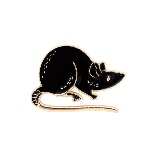 Cute Cat and Mouse Brooch Anime Pin