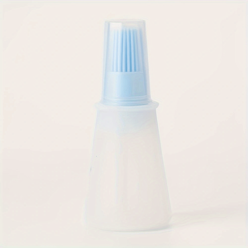 Flat Bottom Silicone Grill Bottle Brush for BBQ Cooking Baking