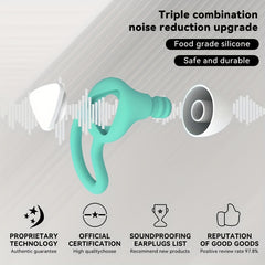 6 Pairs Earplugs for Swimming and Sleeping