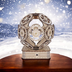 Wooden Gear Ball Puzzle - Engaging Brain Teaser