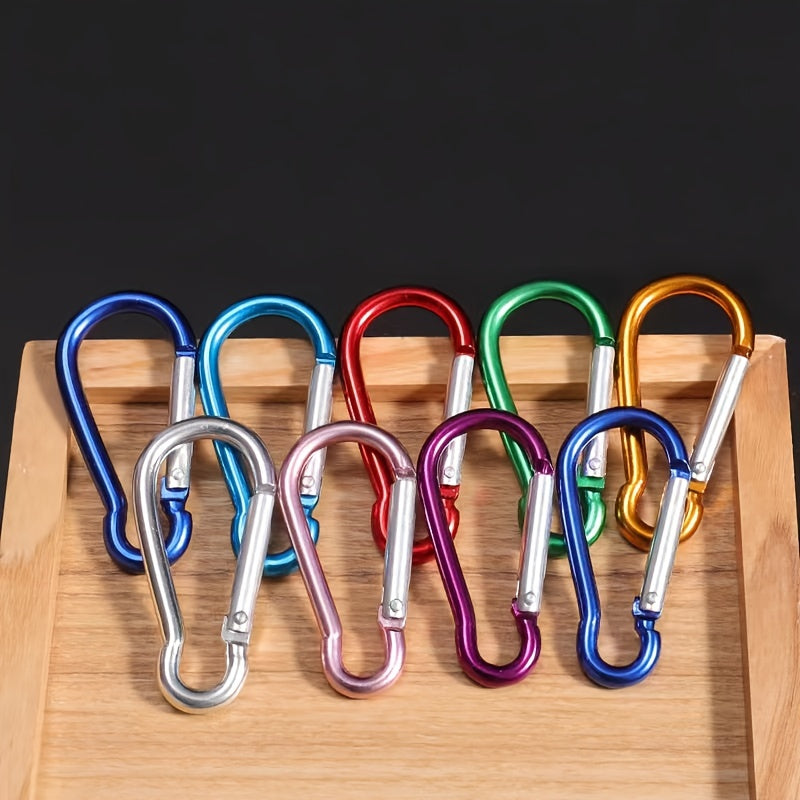 Durable Aluminum Alloy Carabiner Clip Hook Keychain for Outdoors