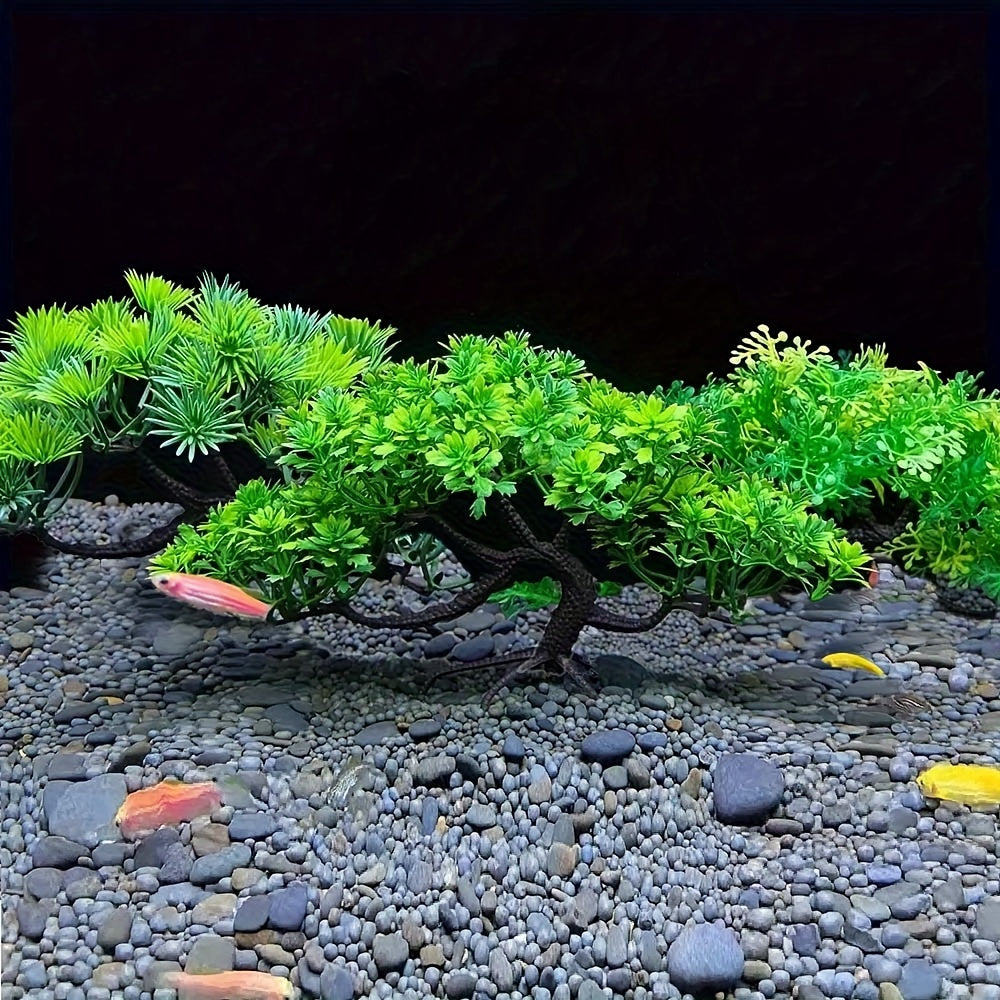 Fish Tank Simulation Tree Landscape Decoration