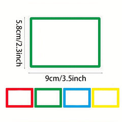 150PCS Name Tag Stickers 8 x 5 for Office School Classroom Teachers Parties