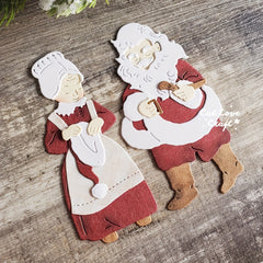 Catlove Christmas Santa Claus Metal Cutting Dies Scrapbooking Stencil
