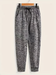 Stylish Deer Print Boys Casual Soft Comfortable Long Pants For Spring And Autumn