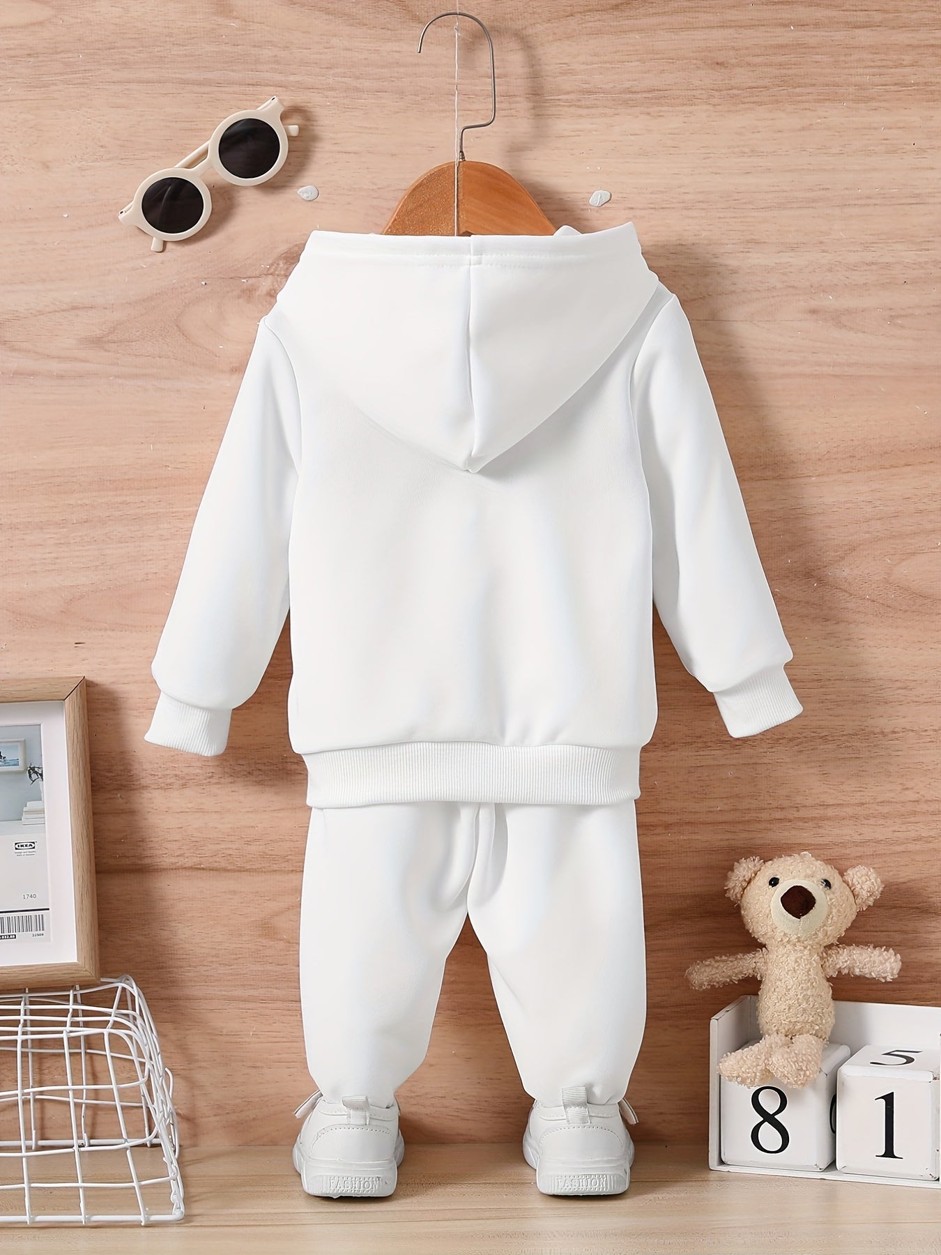 Bear Series Infant Baby Outfit Sweatshirt Hoodie Trousers Set