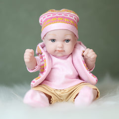 Anime 11 Inch Baby Doll Set Pink Outfit Knit Accessories for Ages 3