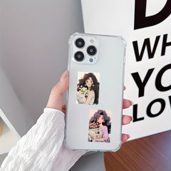 63pcs Flower Girl Cartoon Graffiti Stickers for Car Luggage Notebook Cup