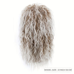 Men's Long Curly Wigs Hair Extension Costume Wigs For Parties