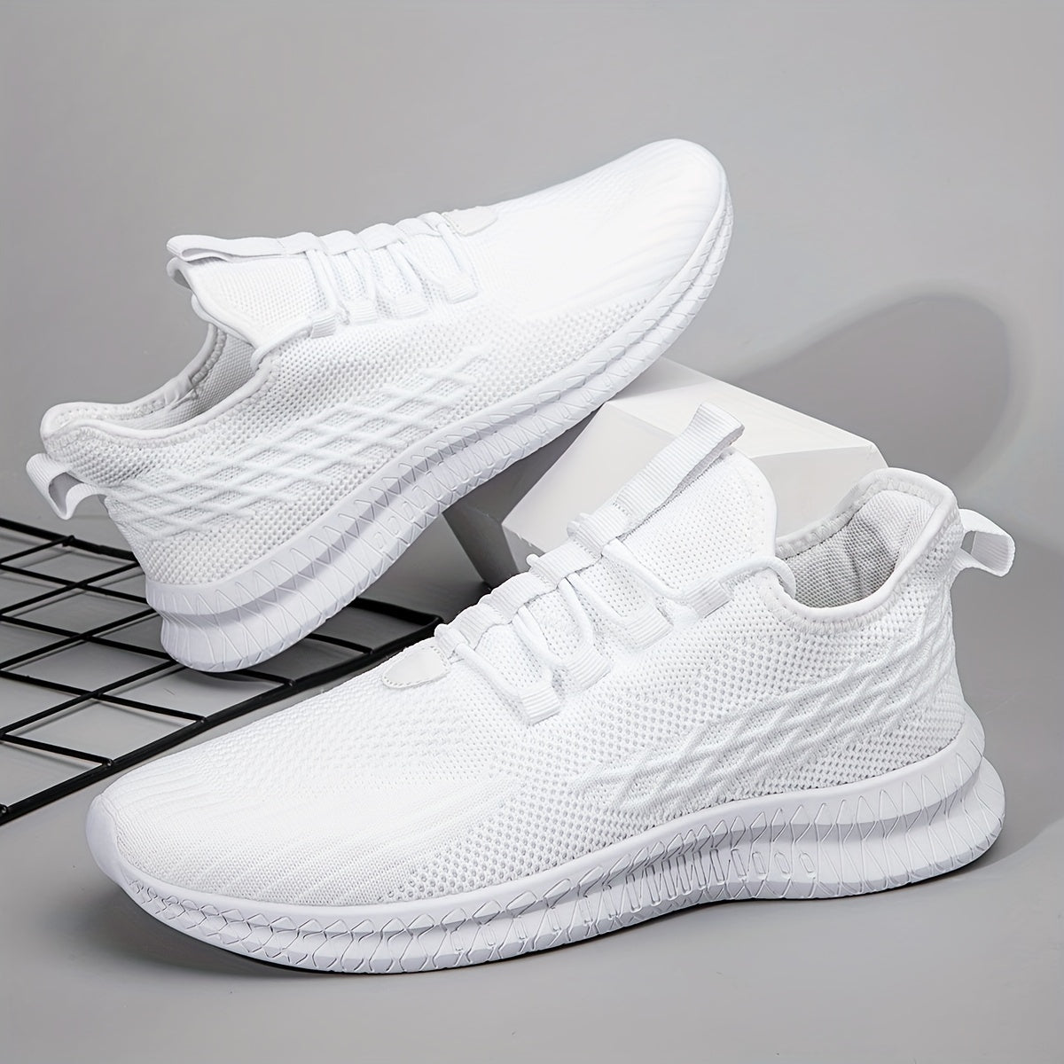 Women's Outdoor Woven Low Top Lace up Running Shoes