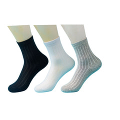 Women's Solid Tube Socks, 3 Pairs