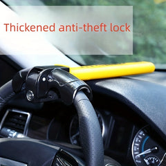 Car Steering Wheel Lock T-shaped Anti-Theft Lock with 2 Keys