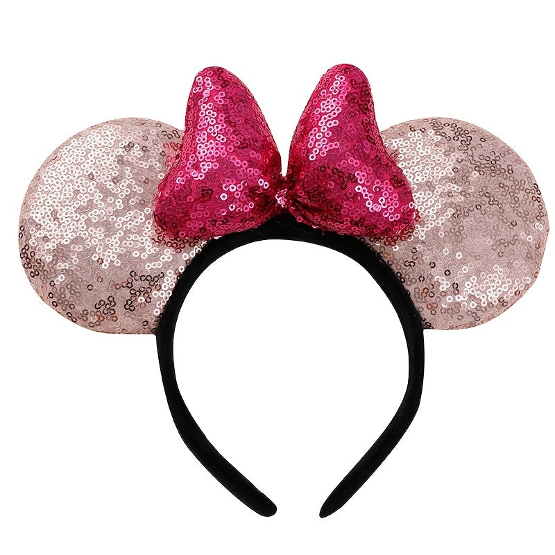 Sequin Bow Knot Hair Hoop for Baby Girls