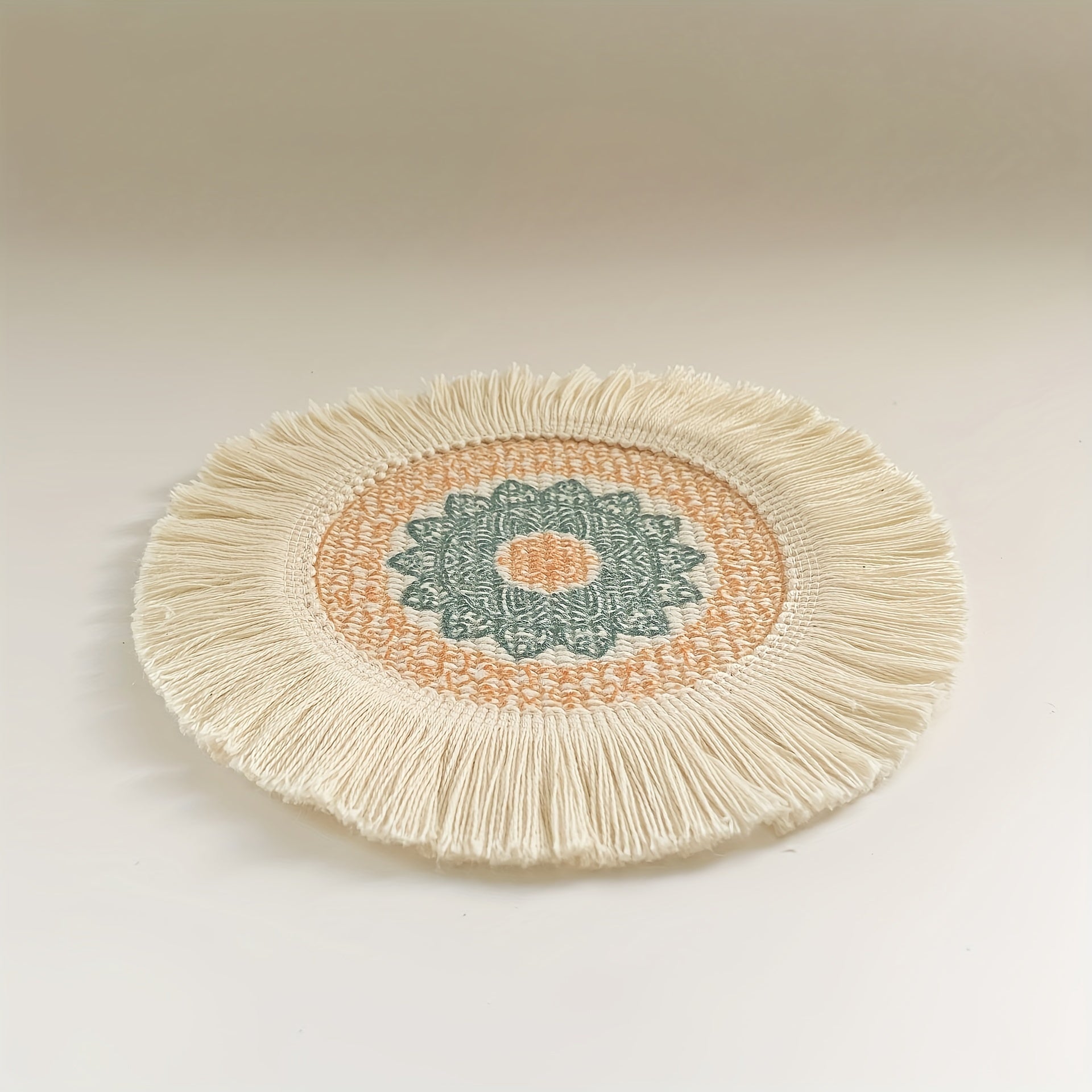 Boho Style Placemat Heat Insulation Dining Kitchen Anti Scald Mat