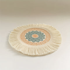 Boho Style Placemat Heat Insulation Dining Kitchen Anti Scald Mat