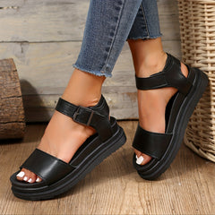 Open Toe Thick Bottom Sports Sandals for Women