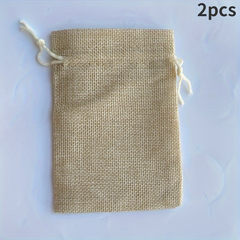 Burlap Bag Jute Gift Bags DIY Wedding Favor Gift Bag Packaging