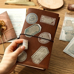 40pcs Retro Natural Adhesive Stickers Scrapbook Craft Bullet Journal Decals