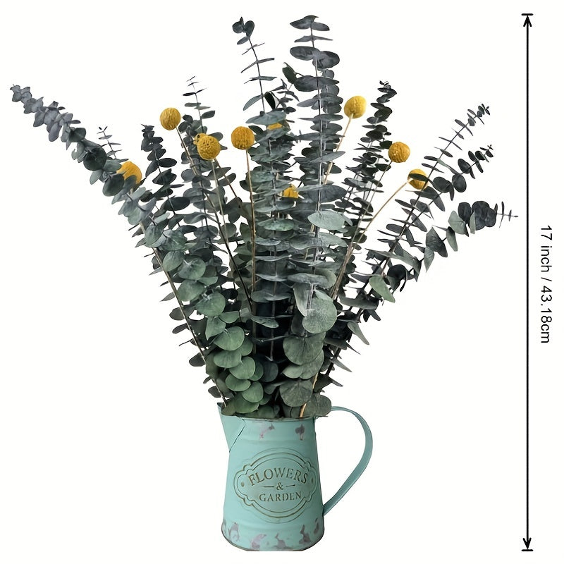 10PCS Natural Dried Eucalyptus Bundle with Billy Balls Flowers