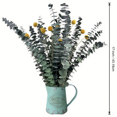 10PCS Natural Dried Eucalyptus Bundle with Billy Balls Flowers
