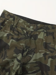 Men's Camo Cargo Shorts Military Style Casual Shorts