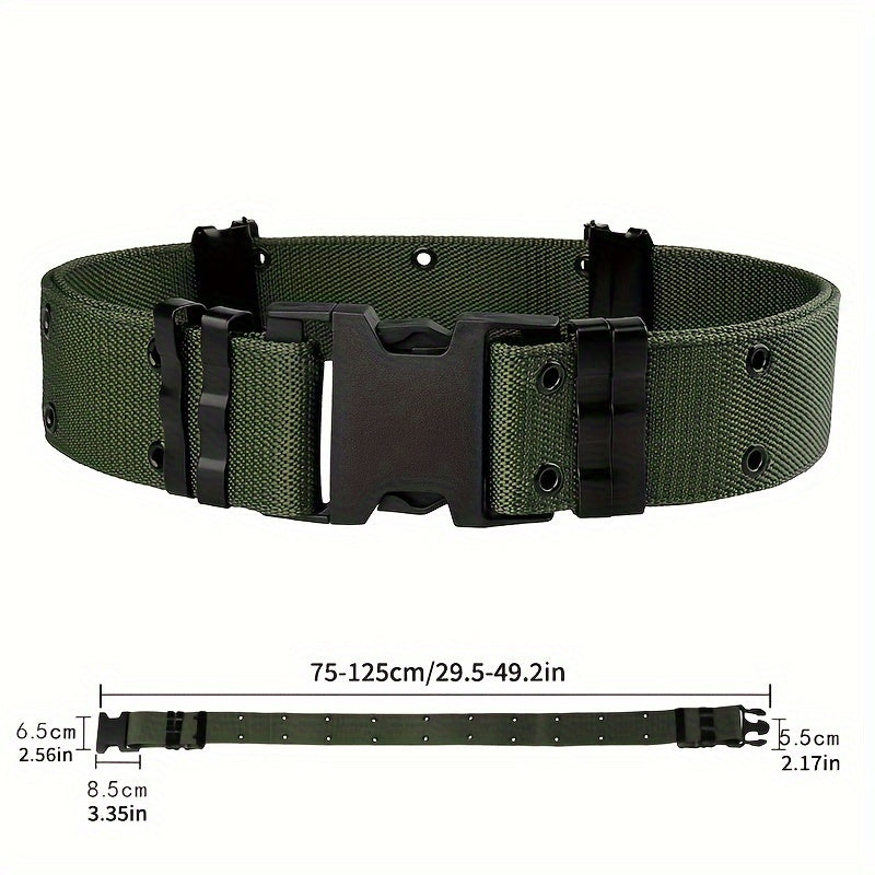 Nylon Canvas Belt For Outdoor Sports Woven Belt